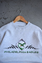 Vintage 90s NFL Philadelphia Eagles Embroidered Crewneck (L) - Retrospective Store