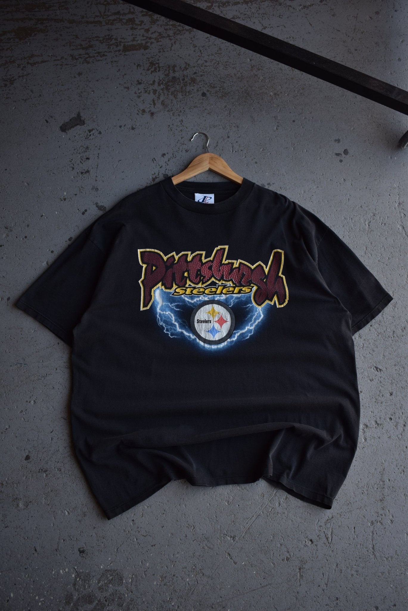 Vintage 90s NFL Pittsburgh Steelers Tee (XXL) - Retrospective Store