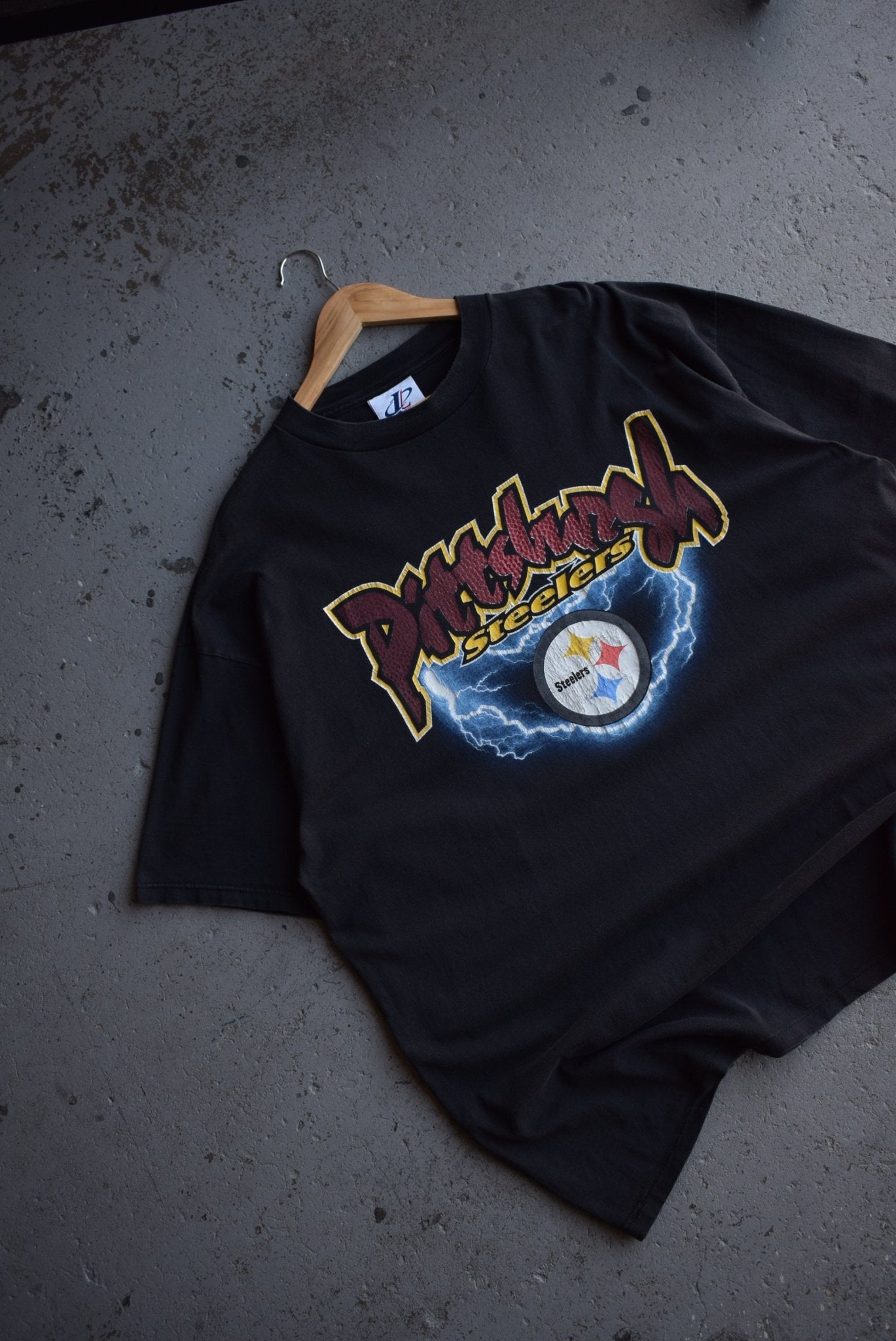 Vintage 90s NFL Pittsburgh Steelers Tee (XXL) - Retrospective Store