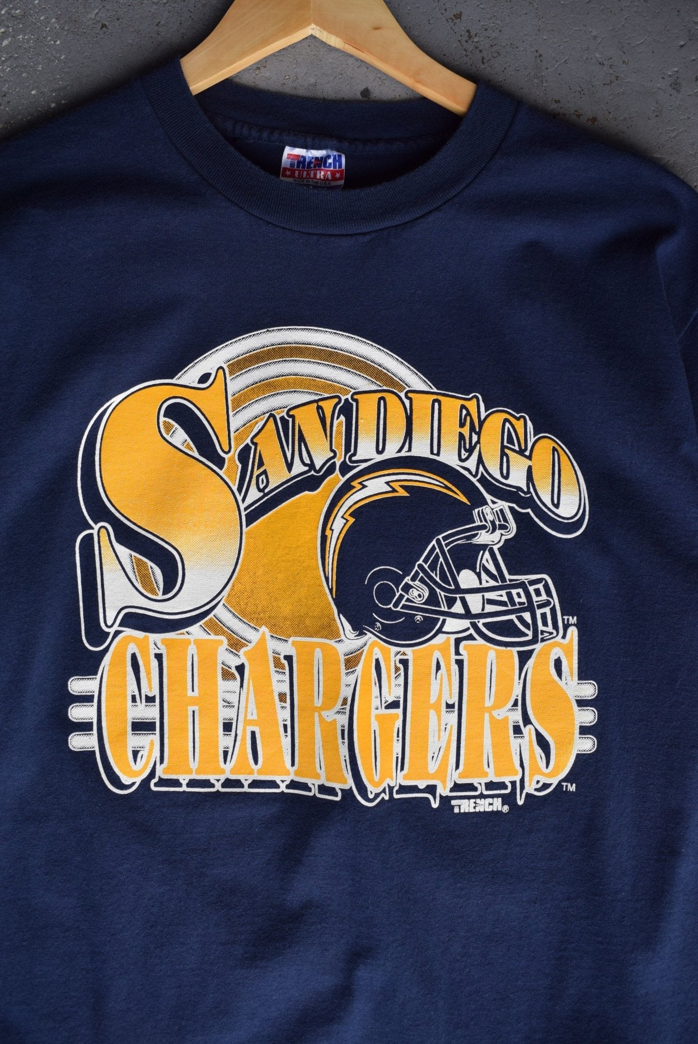 Vintage 90s NFL San Diego Chargers Tee L Retrospective Store