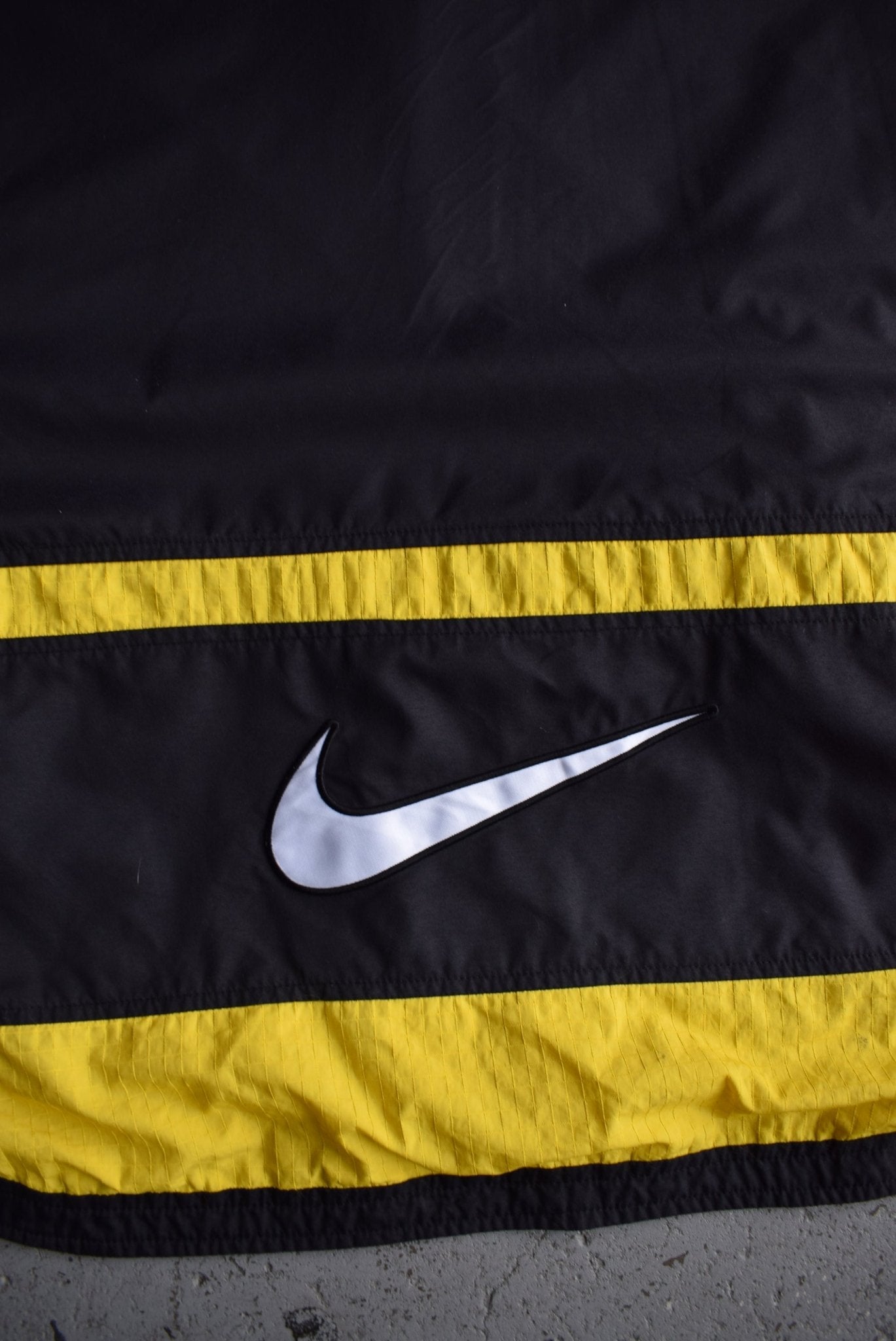 Vintage 90s Nike Big Swoosh Embroidered Coat (XXL) - Retrospective Store