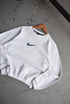 Vintage 90s Nike Big Swoosh Embroidered Crewneck (S) - Retrospective Store