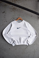 Vintage 90s Nike Big Swoosh Embroidered Crewneck (S) - Retrospective Store