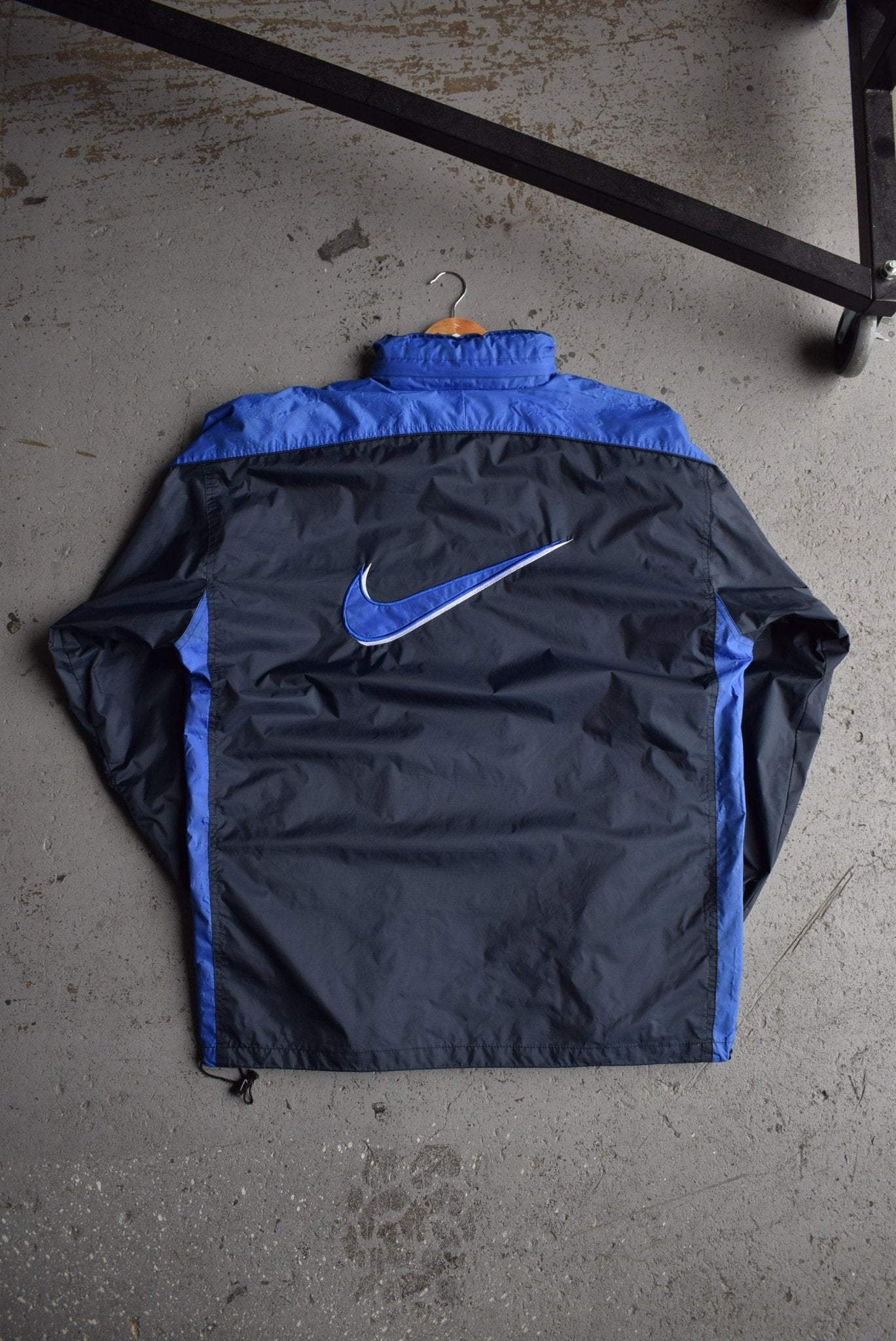 Vintage 90s Nike Big Swoosh Embroidered Jacket (XXL) - Retrospective Store