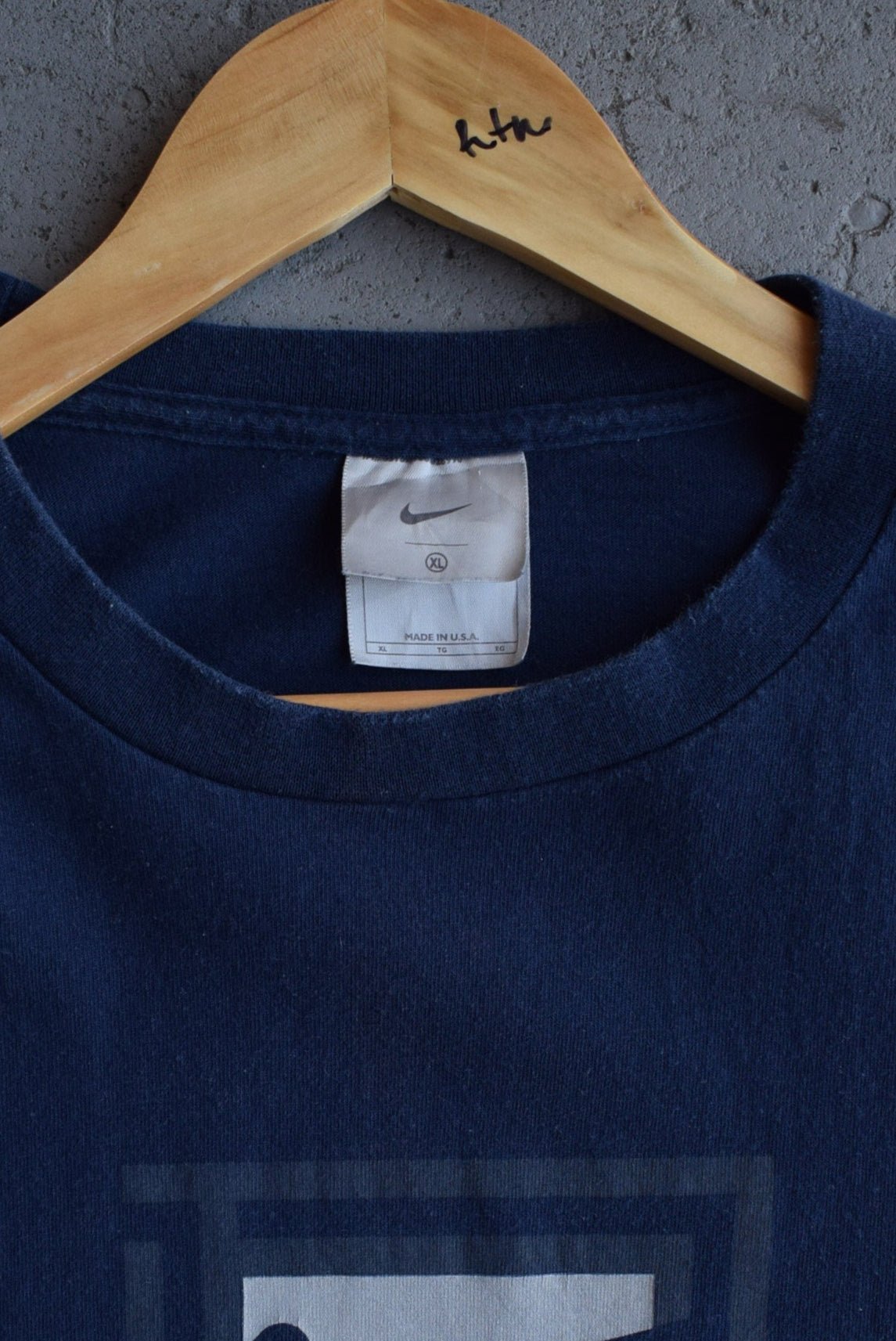 Vintage 90s Nike Big Swoosh Long Sleeve Tee (XL) - Retrospective Store