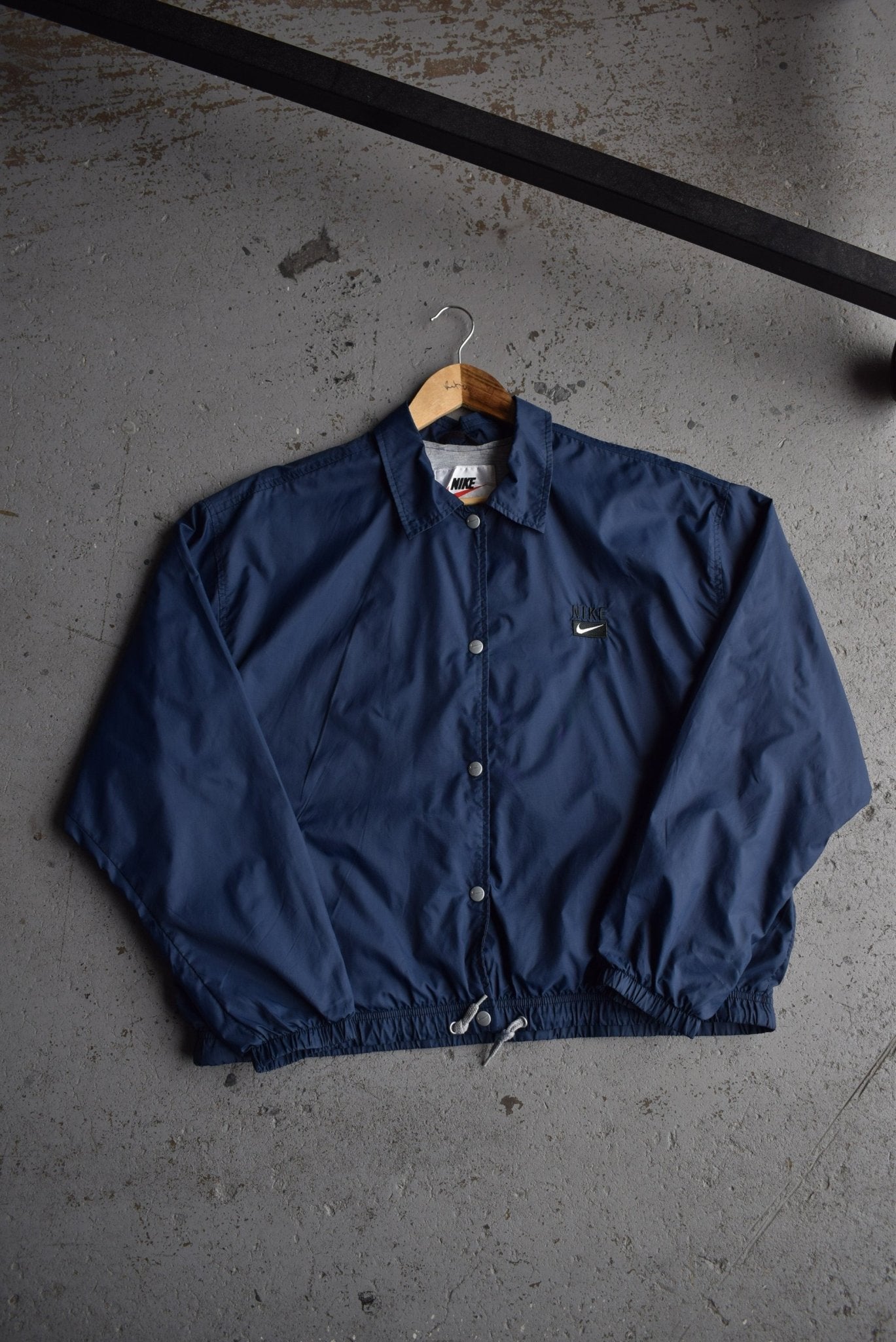 Vintage 90s Nike Classic Logo Embroidered Coach Jacket (S) - Retrospective Store