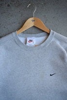 Vintage 90s Nike Classic Logo Embroidered Crewneck (M) - Retrospective Store