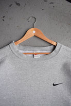 Vintage 90s Nike Classic Logo Embroidered Crewneck (XL) - Retrospective Store