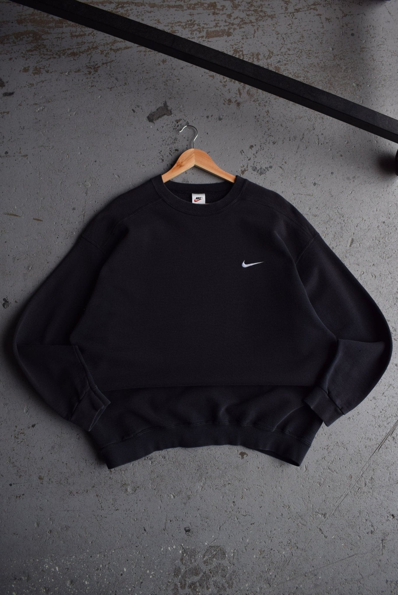 Vintage 90s Nike Classic Logo Embroidered Crewneck (XL) - Retrospective Store