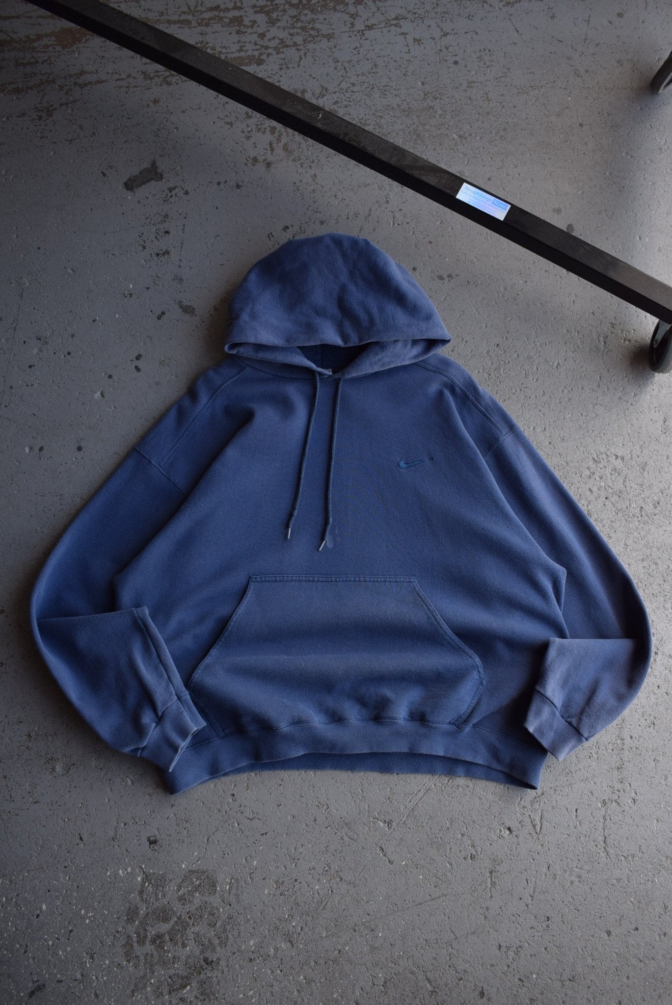Vintage 90s Nike Classic Logo Embroidered Hoodie (XL) - Retrospective Store
