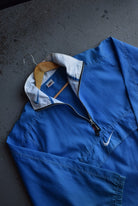 Vintage 90s Nike Classic Logo Embroidered Quarter Zip Spray Jacket (L) - Retrospective Store