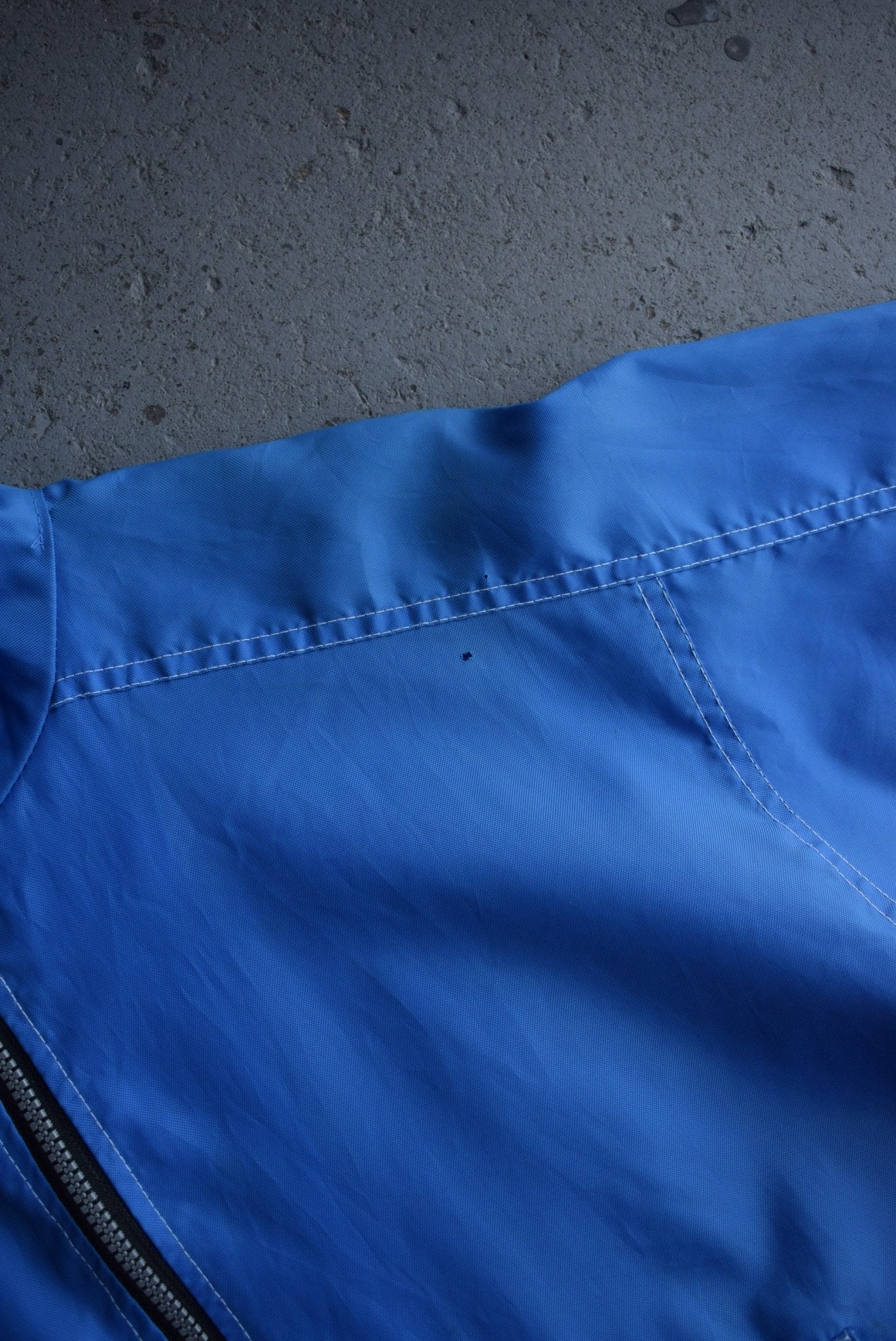 Vintage 90s Nike Classic Logo Embroidered Quarter Zip Spray Jacket (L) - Retrospective Store