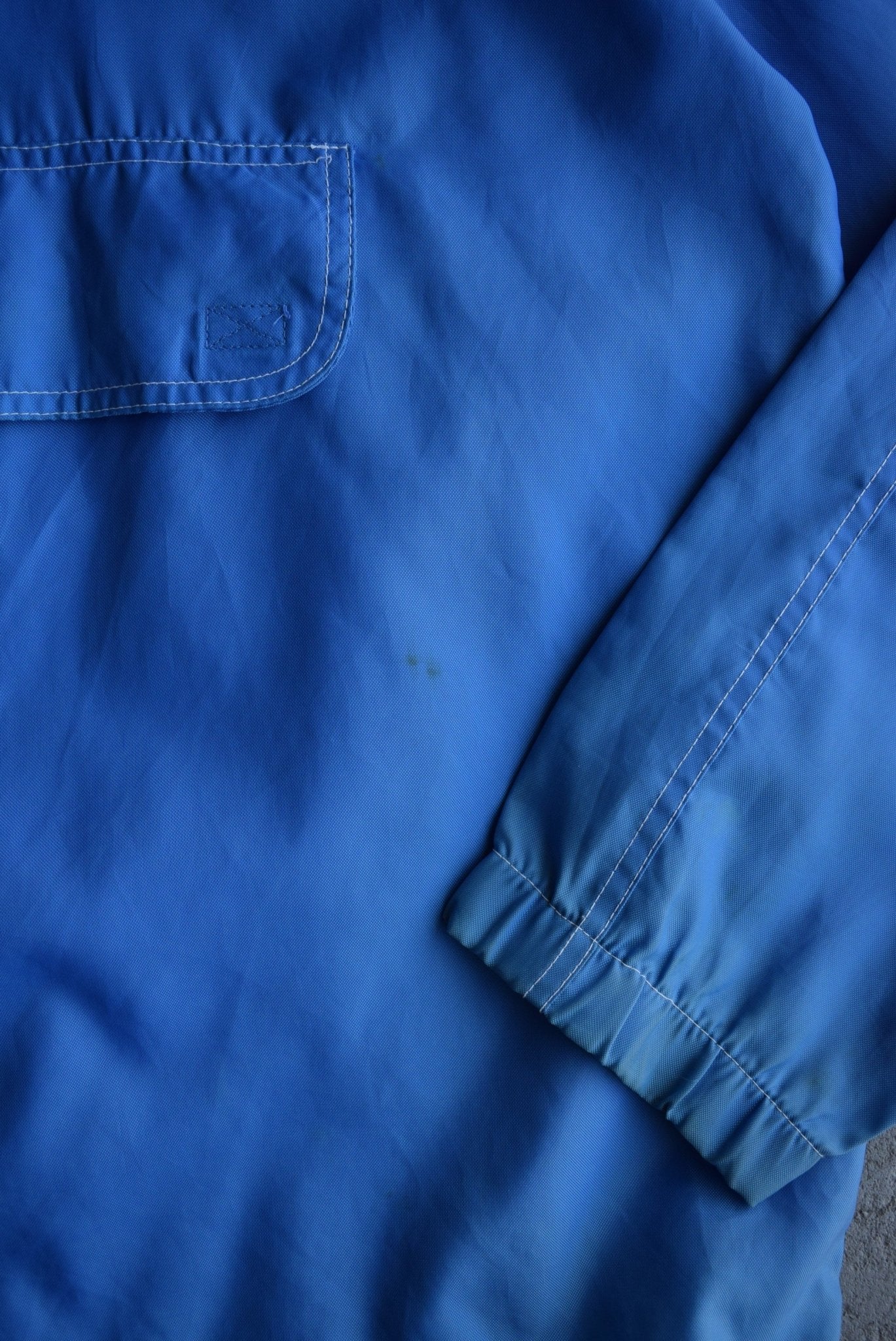 Vintage 90s Nike Classic Logo Embroidered Quarter Zip Spray Jacket (L) - Retrospective Store