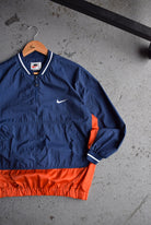 Vintage 90s Nike Classic Logo Embroidered Quarter Zip Spray Jacket (S) - Retrospective Store