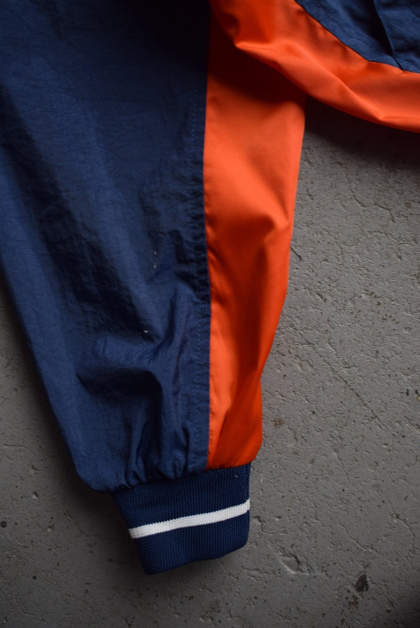 Vintage 90s Nike Classic Logo Embroidered Quarter Zip Spray Jacket (S) - Retrospective Store
