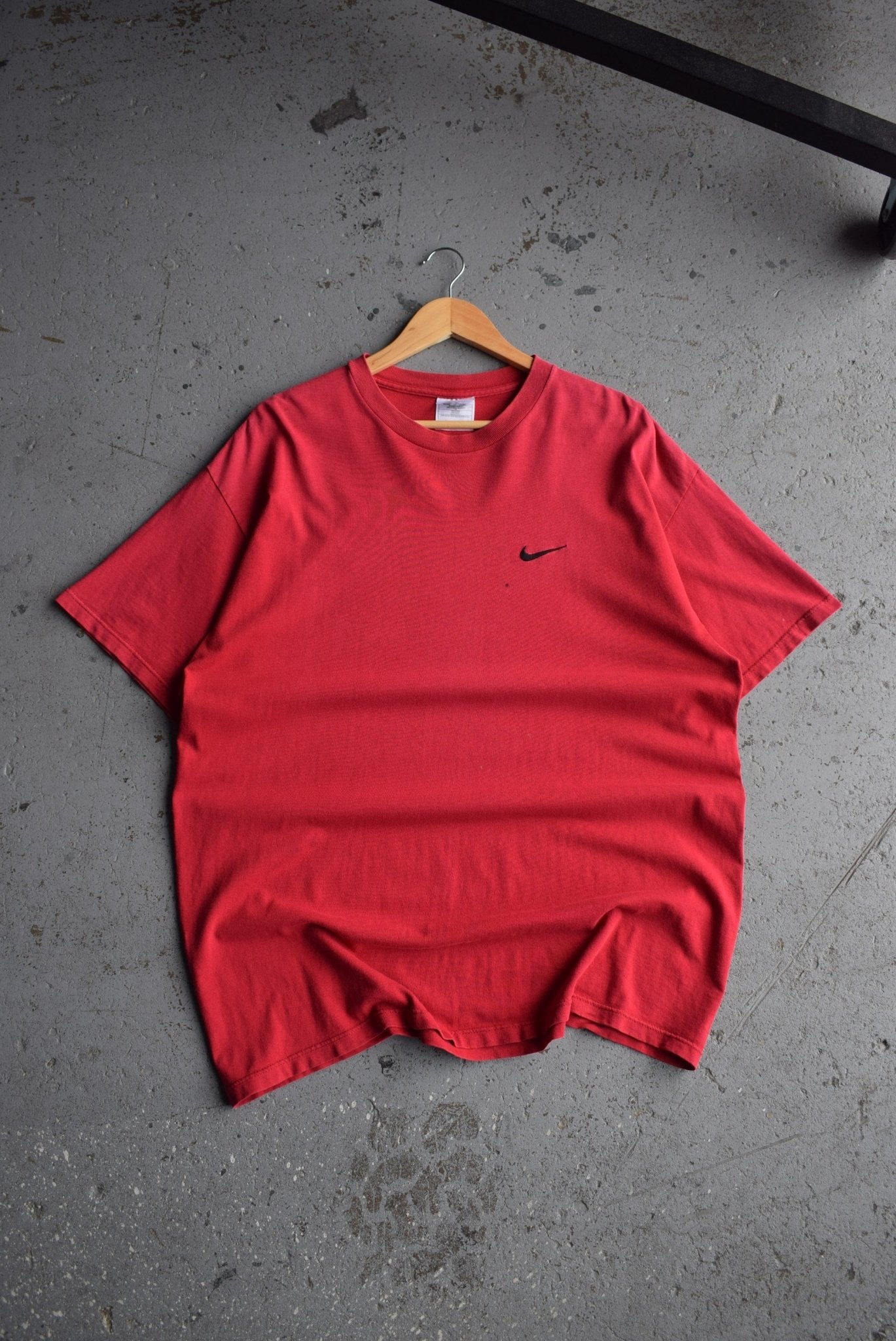 Vintage 90s Nike Classic Logo Embroidered Tee (XL) - Retrospective Store