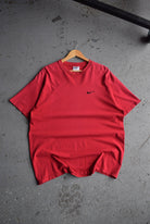 Vintage 90s Nike Classic Logo Embroidered Tee (XL) - Retrospective Store