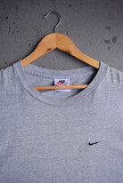 Vintage 90s Nike Classic Logo Embroidered Tee (XXL) - Retrospective Store