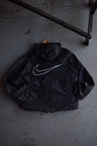Vintage 90s Nike Classic Logo Embroidered Windbreaker Jacket (L) - Retrospective Store
