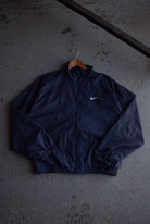 Vintage 90s Nike Classic Logo Embroidered Windbreaker Jacket (L) - Retrospective Store