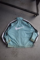 Vintage 90s Nike Classic Logo Embroidered Windbreaker Jacket (XL) - Retrospective Store