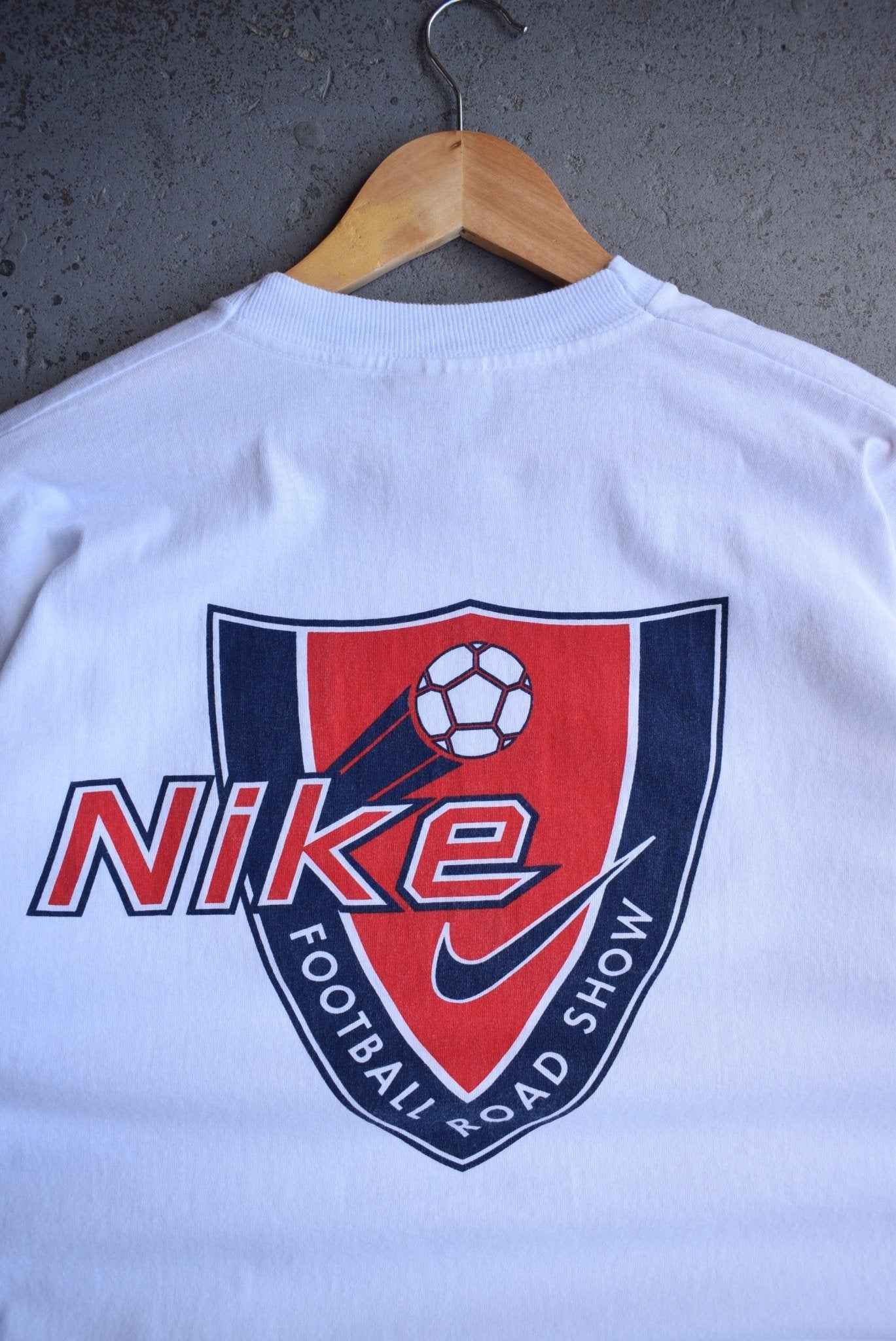 Vintage 90s Nike Football Road Show Tee (L) - Retrospective Store