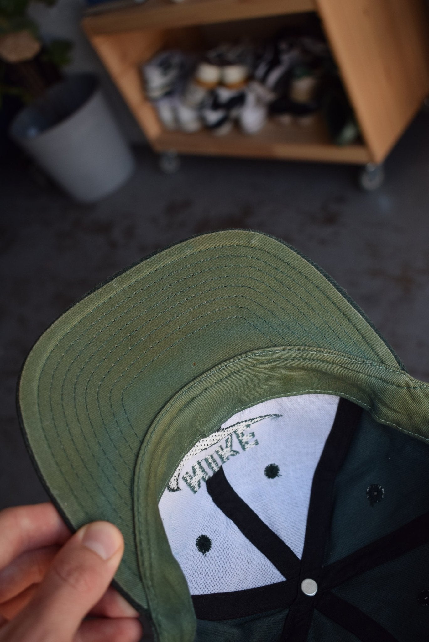 Vintage 90s Nike Spellout Embroidered Hat - Retrospective Store