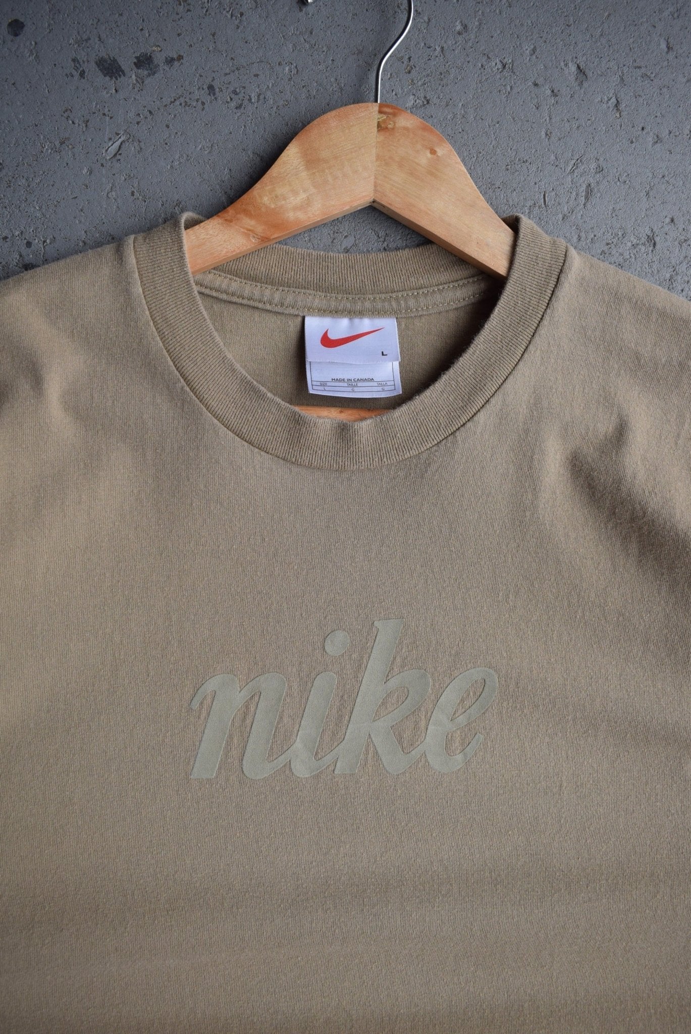 Vintage 90s Nike Spellout Tee (L) - Retrospective Store