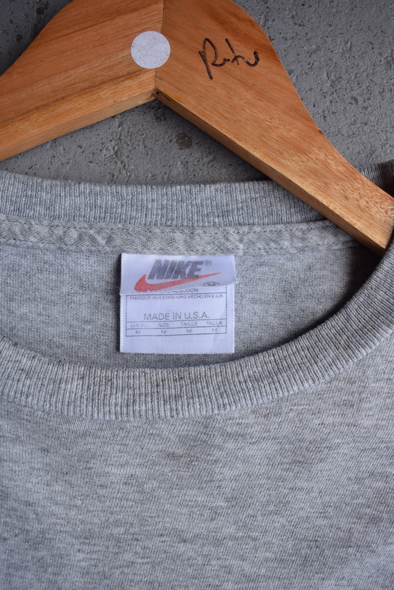 Vintage 90s Nike Spellout Tee (L) - Retrospective Store