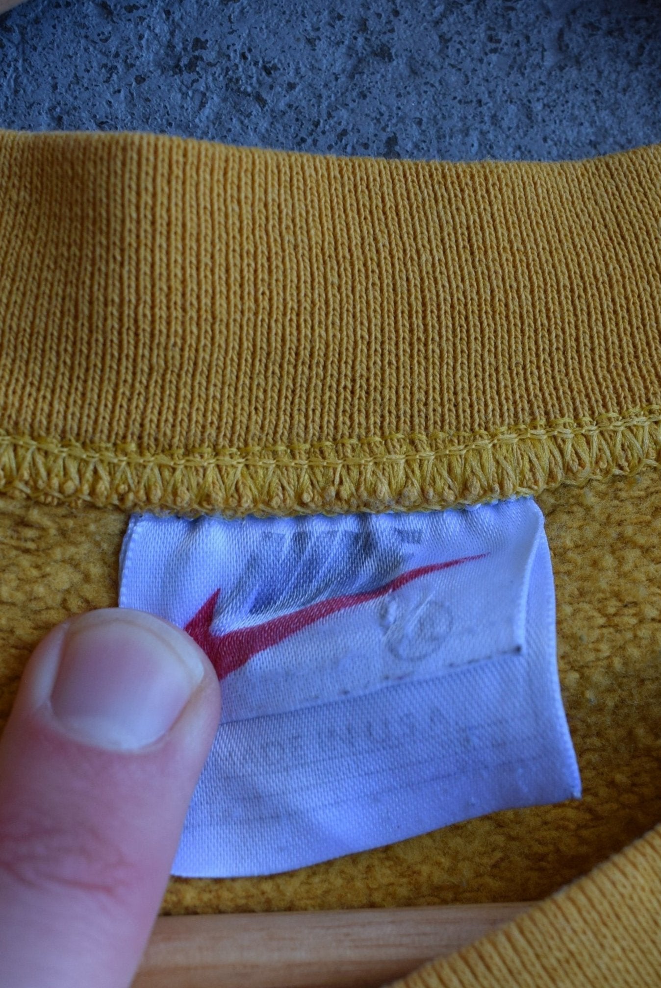 Vintage 90s Nike Swoosh Embroidered Crewneck (XL/XXL) - Retrospective Store
