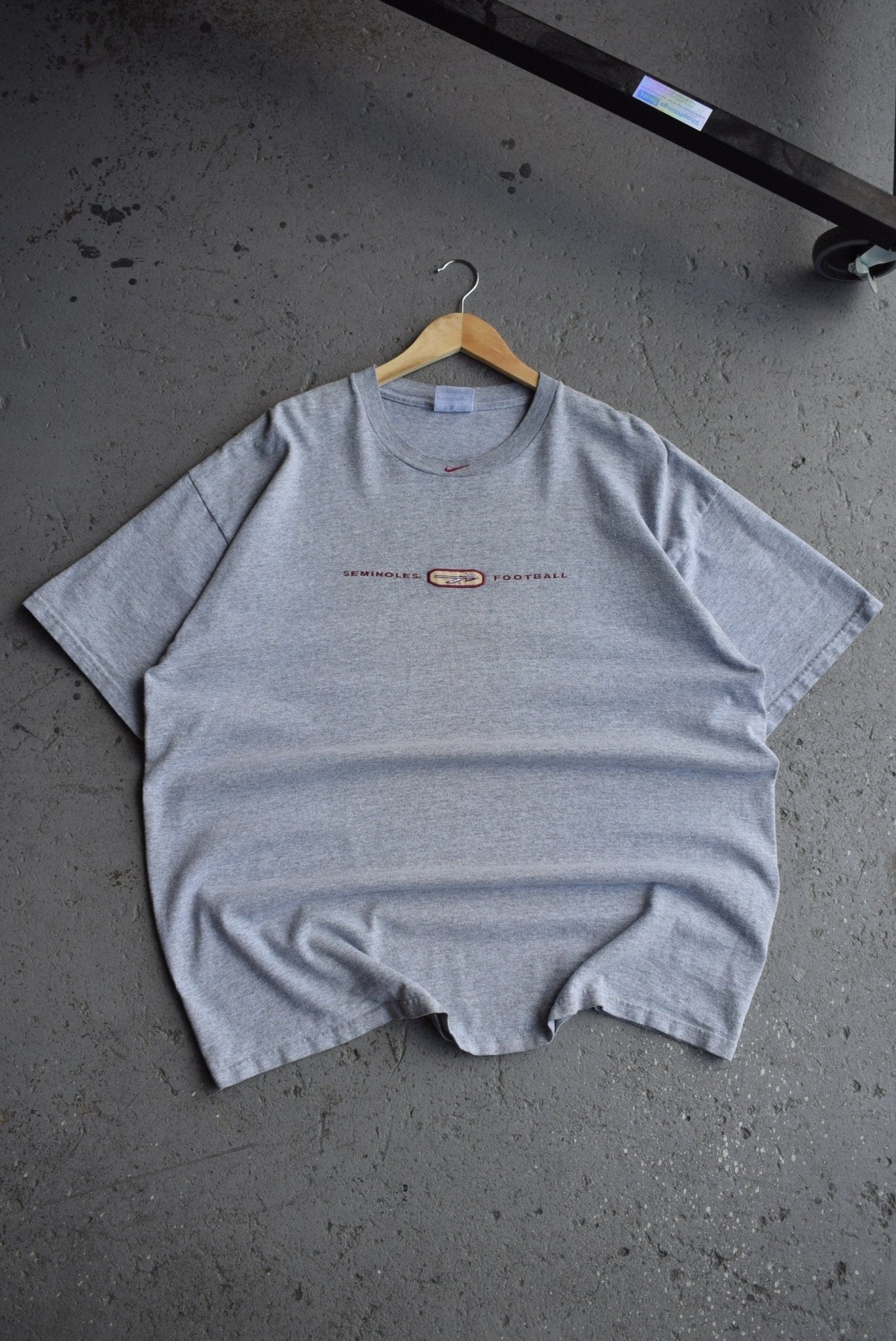 Vintage 90s Nike x Florida State University Football Embroidered Tee (XL) - Retrospective Store