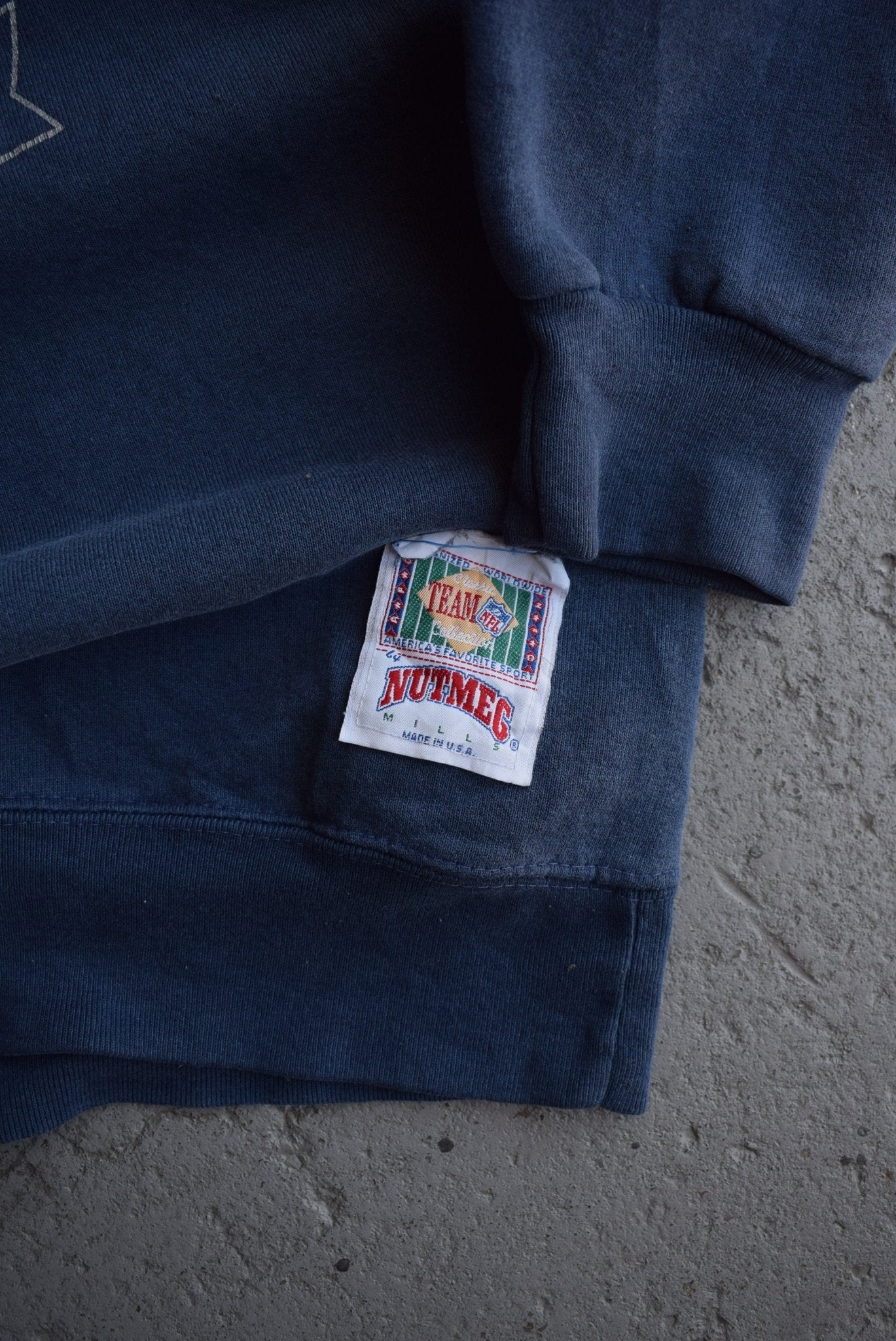 Vintage 90s Nutmeg x NFL Dallas Cowboys Crewneck (L) - Retrospective Store