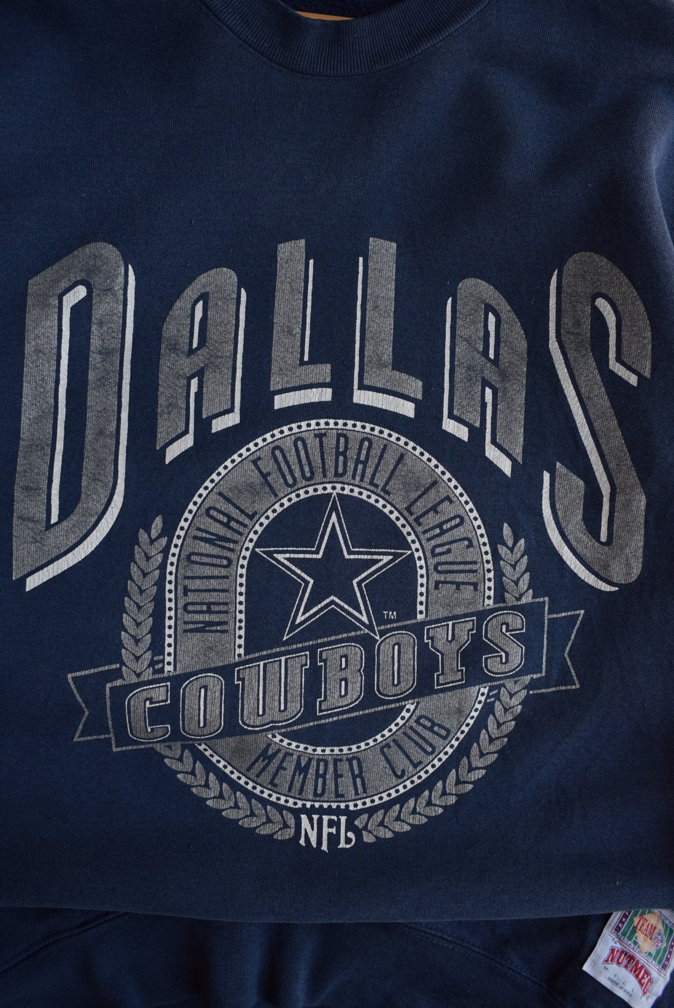Vintage 90s Nutmeg x NFL Dallas Cowboys Crewneck (L) - Retrospective Store