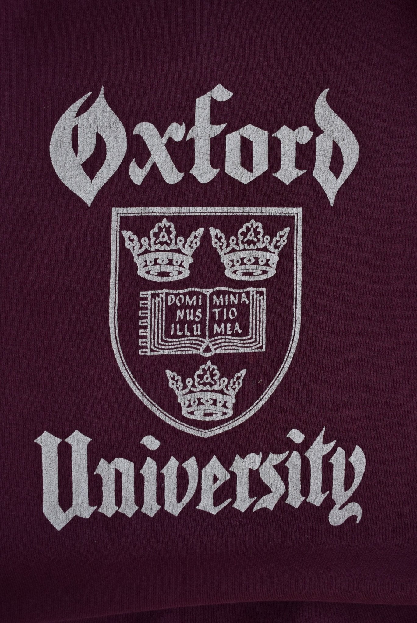 Vintage 90s Oxford University Crewneck (L/XL) - Retrospective Store