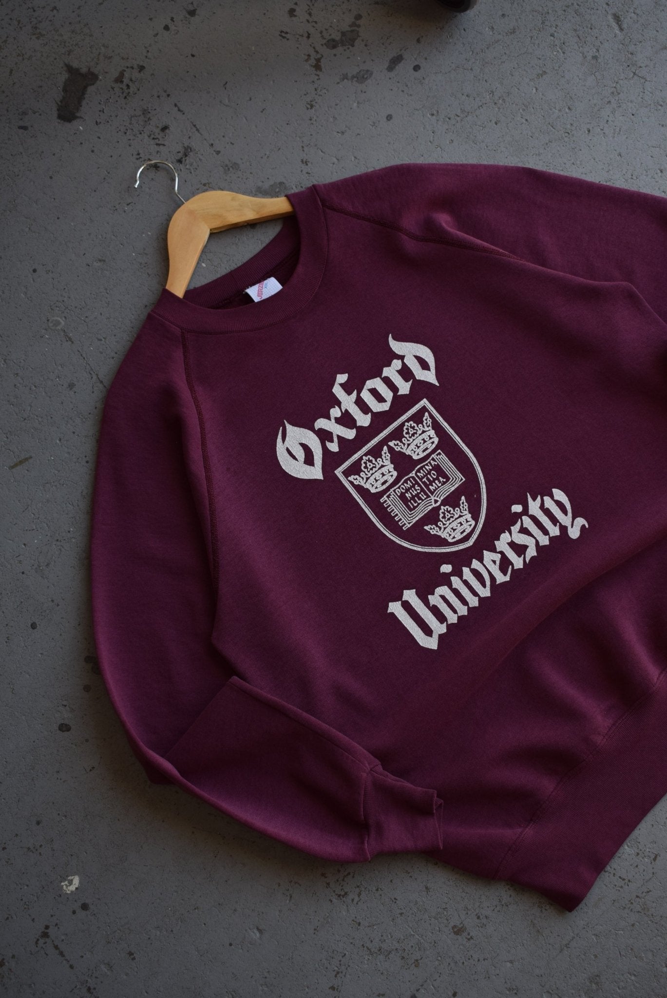 Vintage 90s Oxford University Crewneck (L/XL) - Retrospective Store