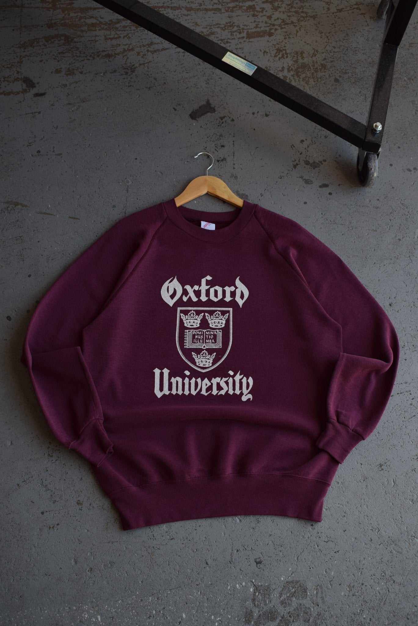 Vintage 90s Oxford University Crewneck (L/XL) - Retrospective Store