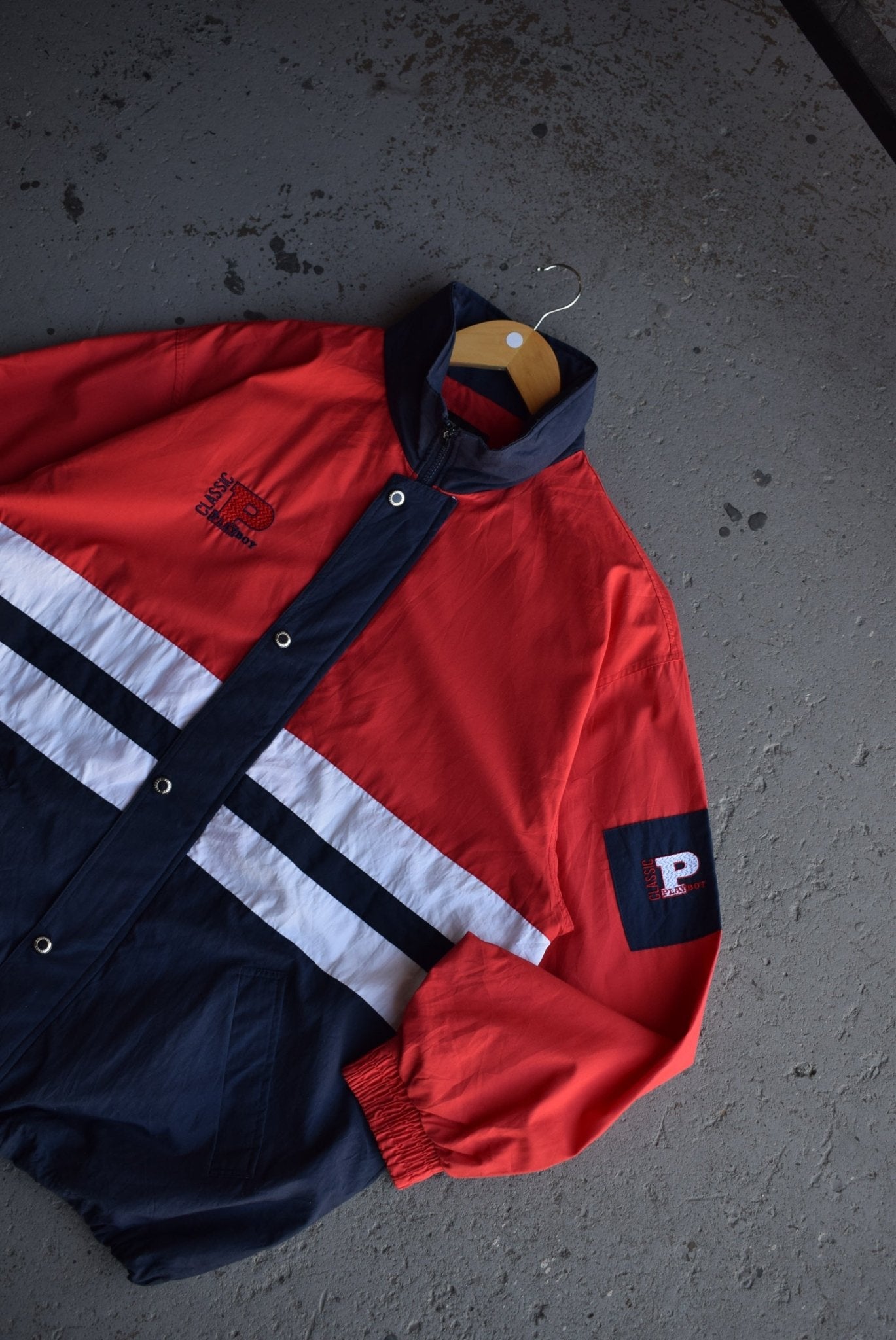Vintage 90s Playboy Classic Embroidered Jacket (L) - Retrospective Store