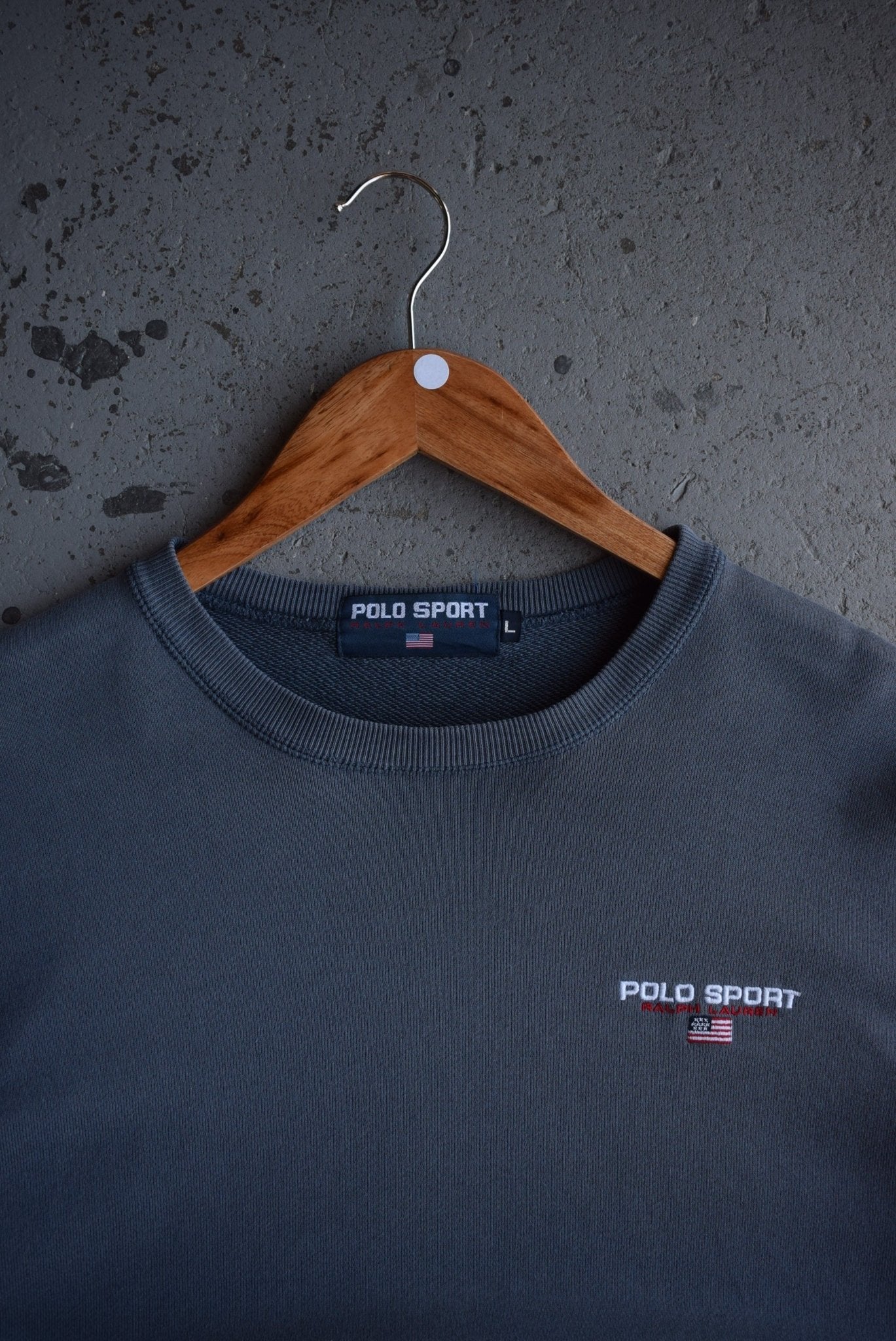Vintage 90s Polo Sport Ralph Lauren Embroidered Crewneck (M) - Retrospective Store