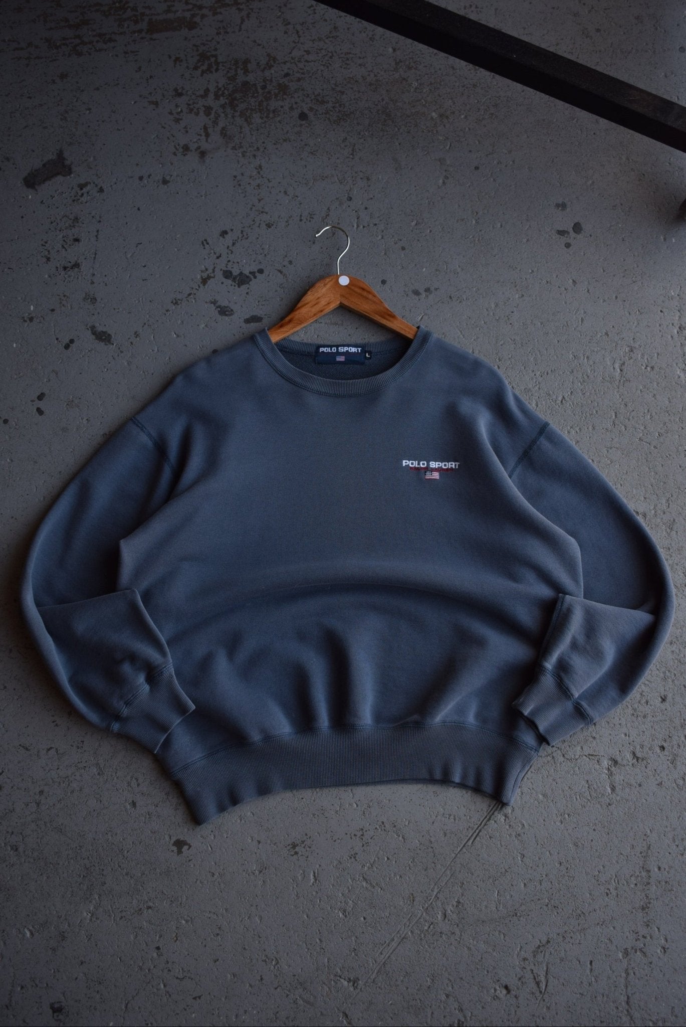 Vintage 90s Polo Sport Ralph Lauren Embroidered Crewneck (M) - Retrospective Store