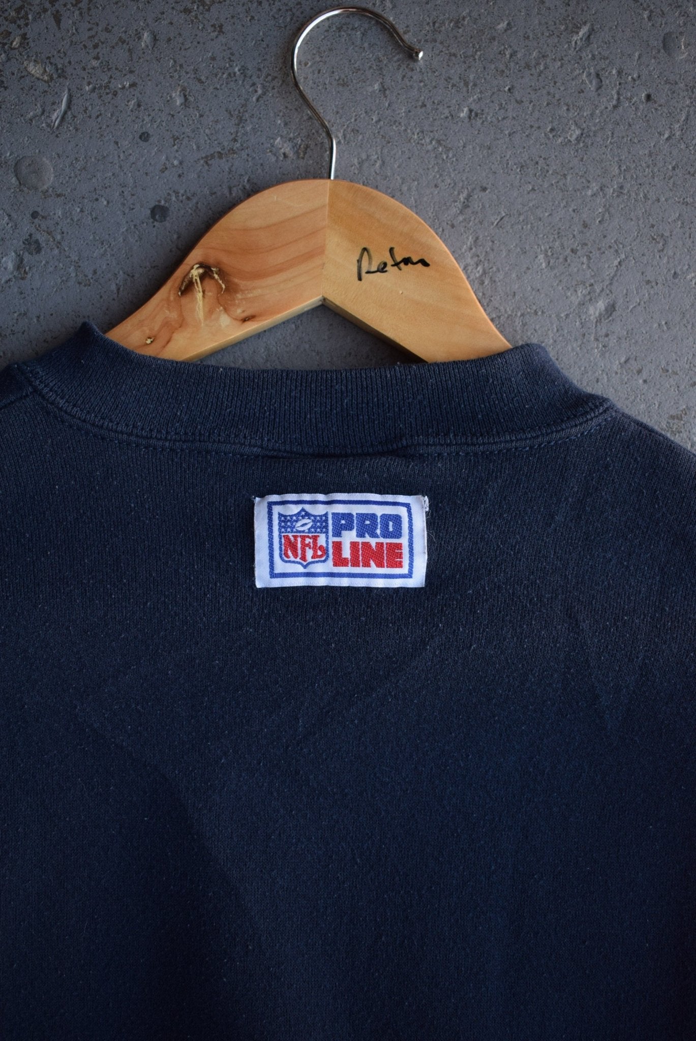 Vintage 90s Pro - Line x NFL Denver Broncos Embroidered Crewneck (L) - Retrospective Store