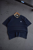 Vintage 90s Quiksilver Classic Logo Embroidered Tee (M/L) - Retrospective Store