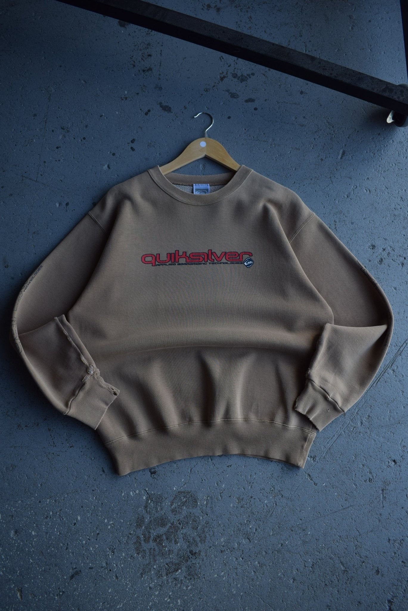Vintage 90s Quiksilver Spellout Crewneck (M) - Retrospective Store