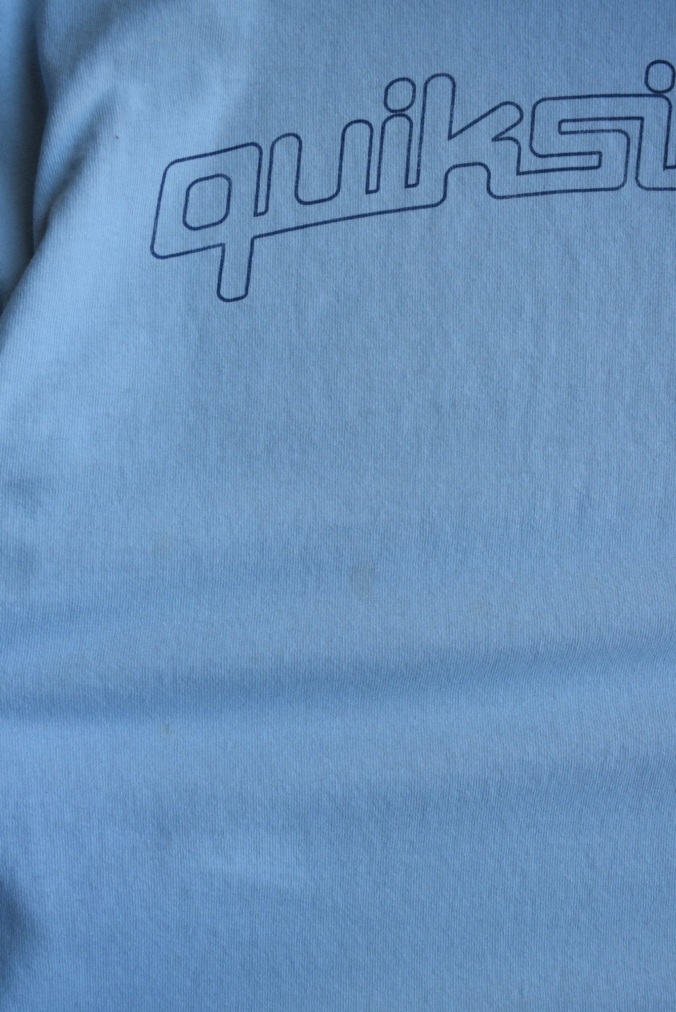 Vintage 90s Quiksilver Spellout Long Sleeve Tee (L) - Retrospective Store