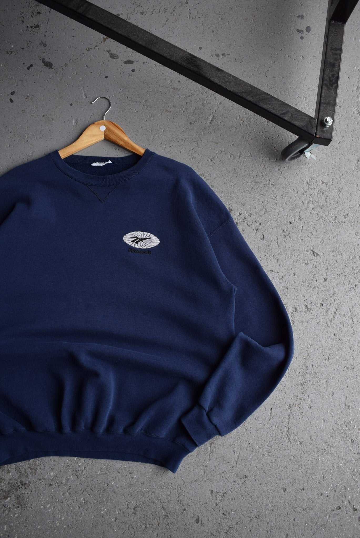 Vintage 90s Reebok Classic Logo Embroidered Crewneck (XL) - Retrospective Store