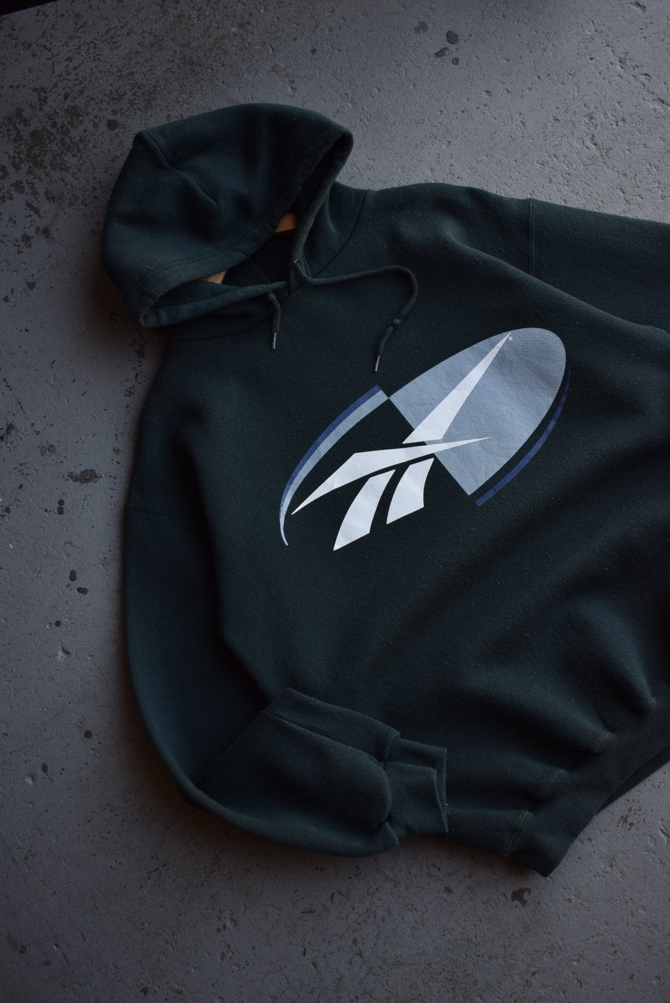 Vintage 90s Reebok Classic Logo Hoodie (L) - Retrospective Store