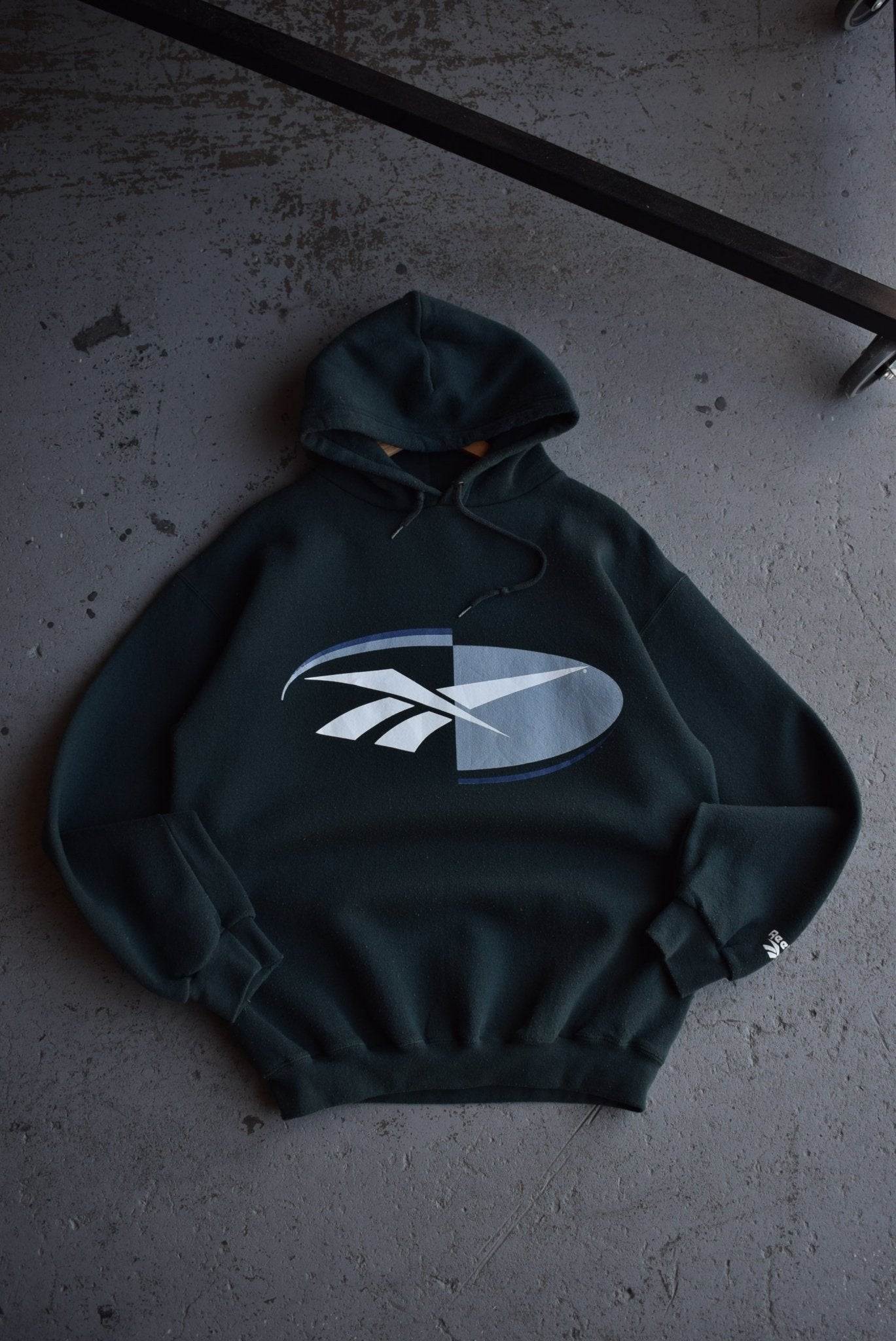 Vintage 90s Reebok Classic Logo Hoodie (L) - Retrospective Store