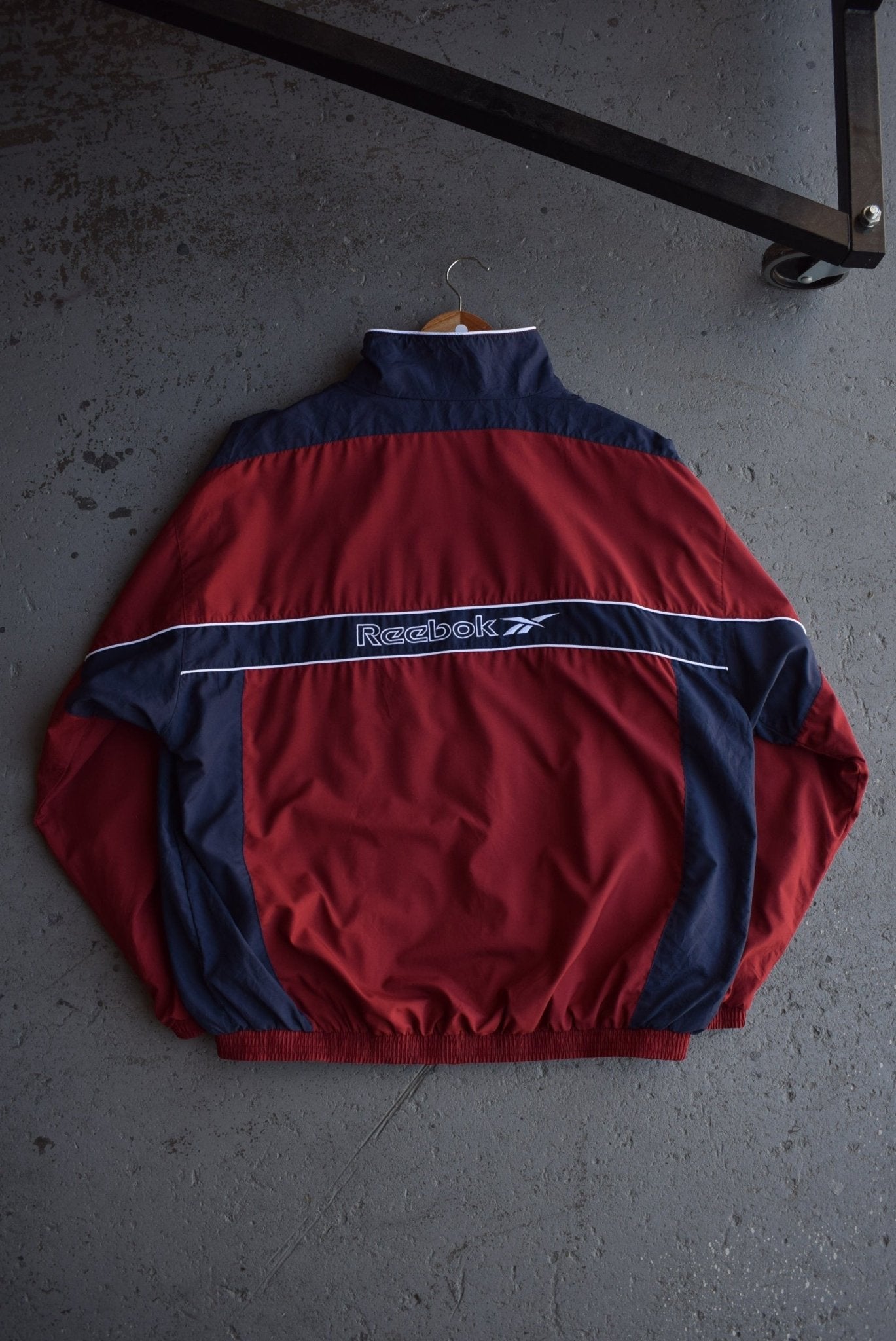 Vintage 90s Reebok Embroidered Spellout Jacket (XL) - Retrospective Store