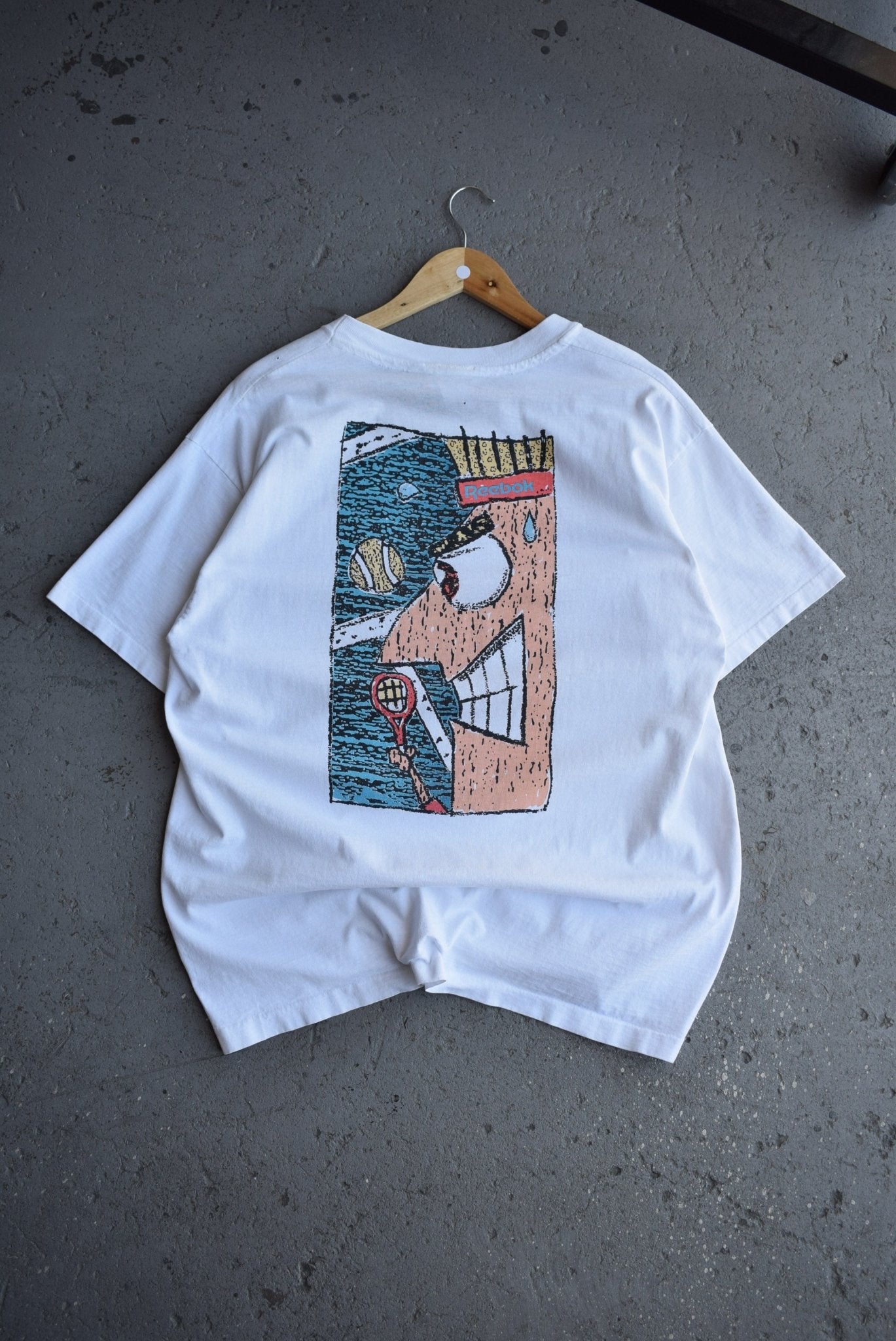 Vintage 90s Reebok x United States Tennis Association Tee (XL) - Retrospective Store