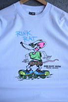 Vintage 90s Rink Rat Roller Blading Atlanta Graphic Tee (L) - Retrospective Store
