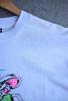Vintage 90s Rink Rat Roller Blading Atlanta Graphic Tee (L) - Retrospective Store